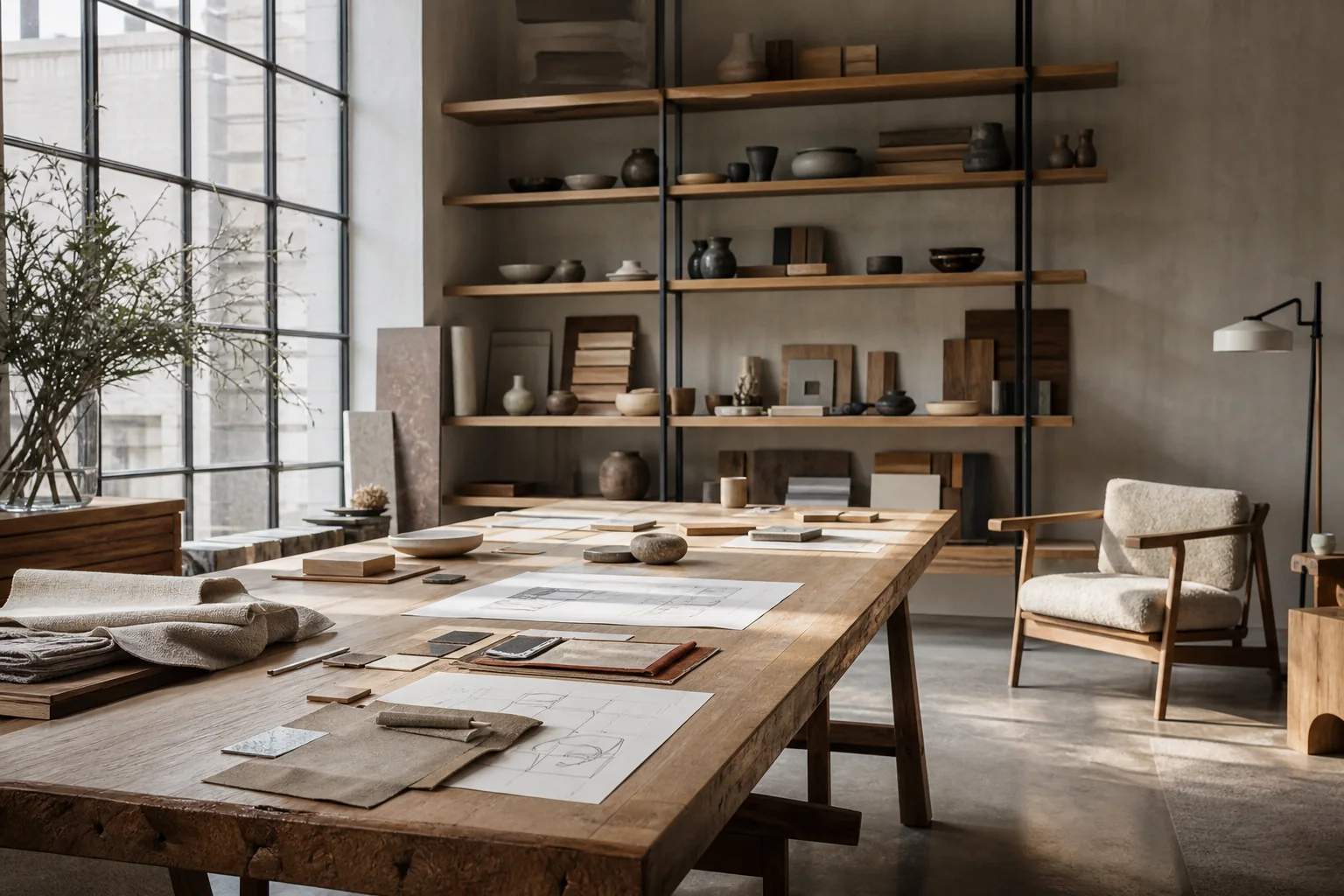 Commercial studio interior